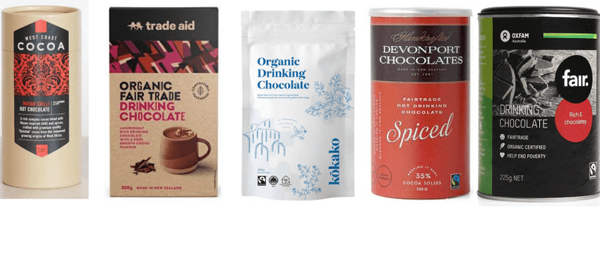 hot chocolate mixes as discussed below