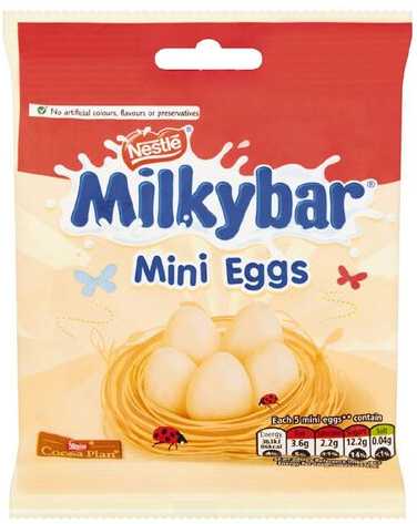 small milky bar eggs